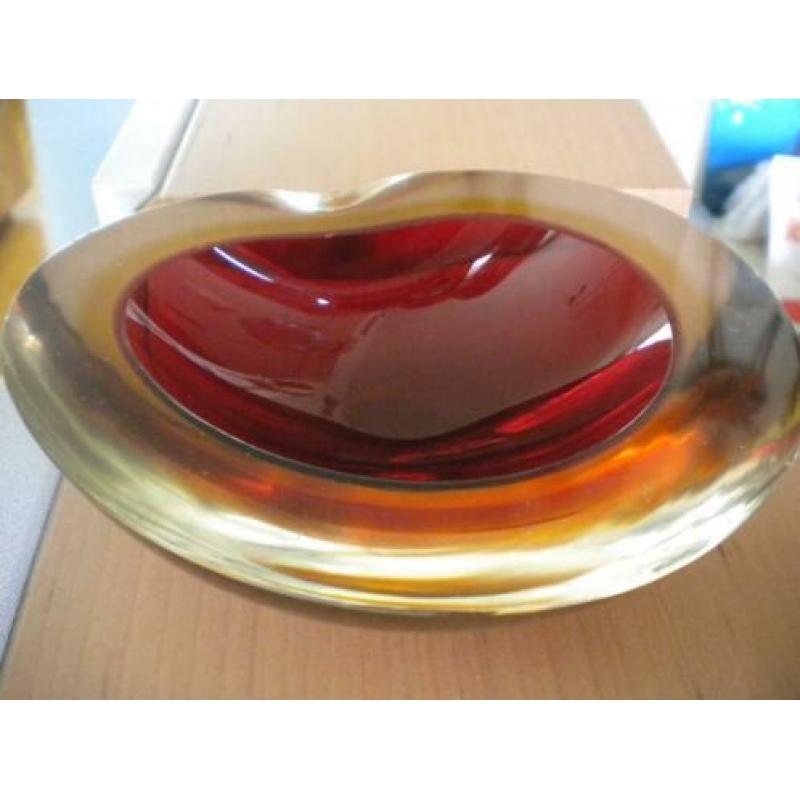 Murano bowl presse-papier vintage glaskunstwerk