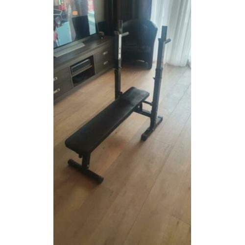 Halterbank Tunturi met dipsteunen