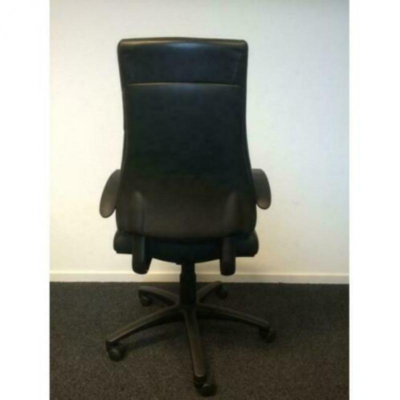 Bureaustoel BMA Axia hoge rug, leder! Manager /directiestoel