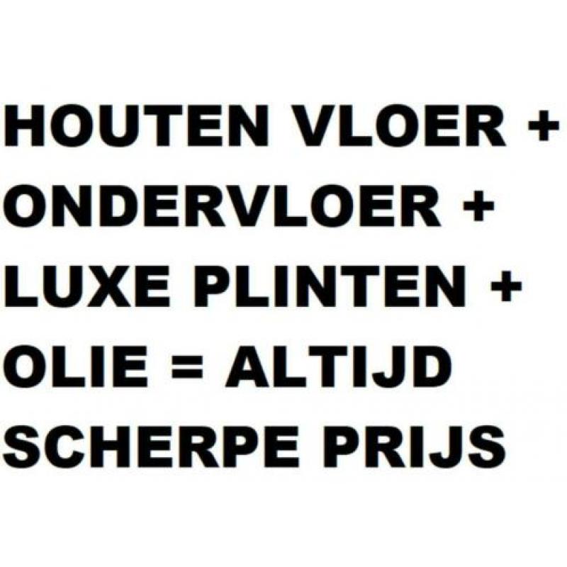 VLOEREN in massief GRENEN altijd 6,20 p/m2 excl. op voorraad