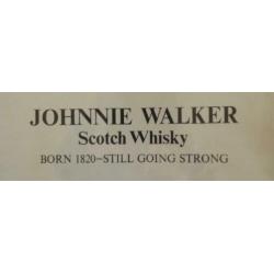 JOHNNY WALKER * SCOTCH WHISKEY * in MOOIE RODE LIJST