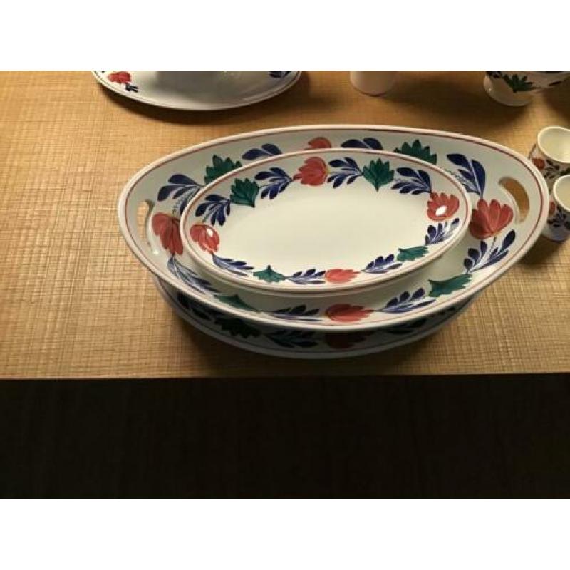 Servies boerenbont