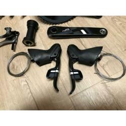 Sram Force groepset 2 x 11, velgrem, mechanisch, nieuwstaat