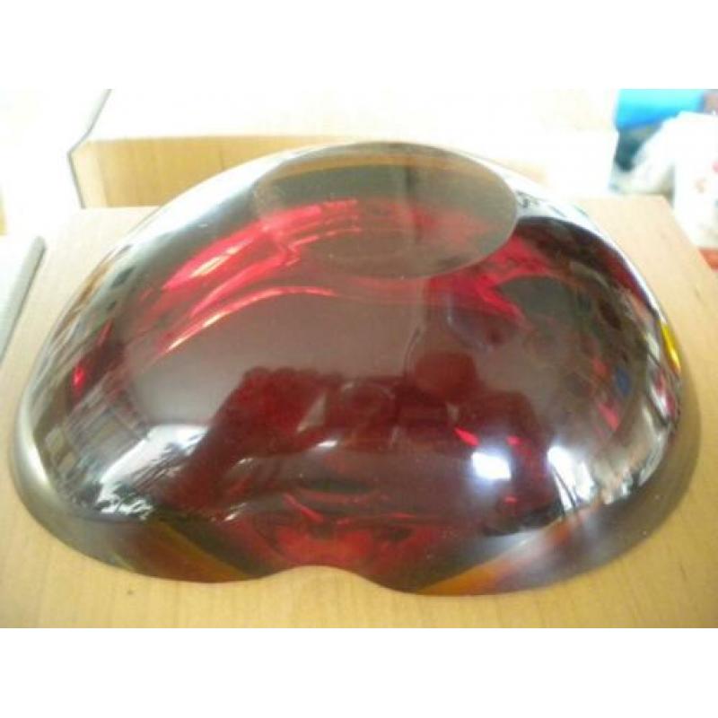 Murano bowl presse-papier vintage glaskunstwerk