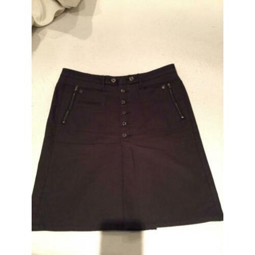 G star zwarte kokerrok NIEUW maat 27 midnight skirt