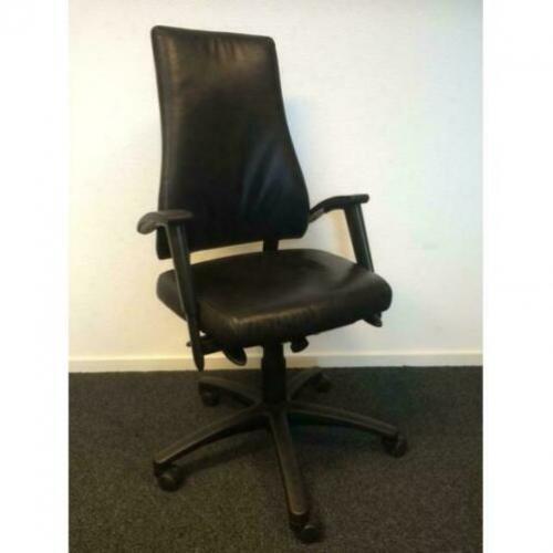 Bureaustoel BMA Axia hoge rug, leder! Manager /directiestoel