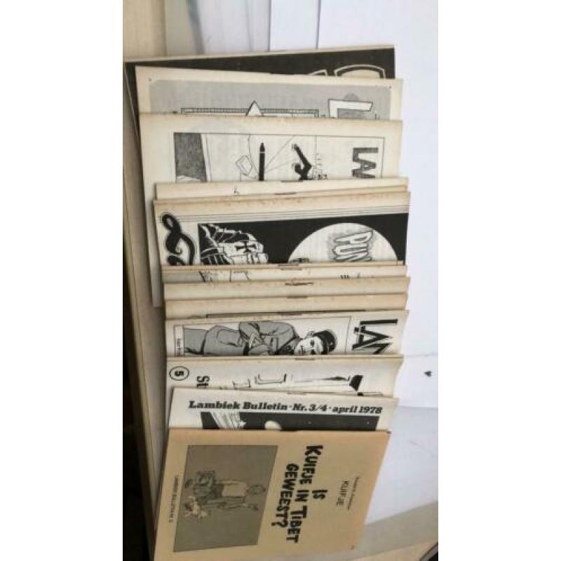 15 nrs Lambiek Bulletin, 1977/1978, Kuifje