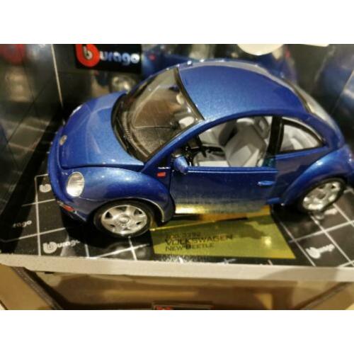 modelauto 1:18 volkswagen kever beetle gold edion