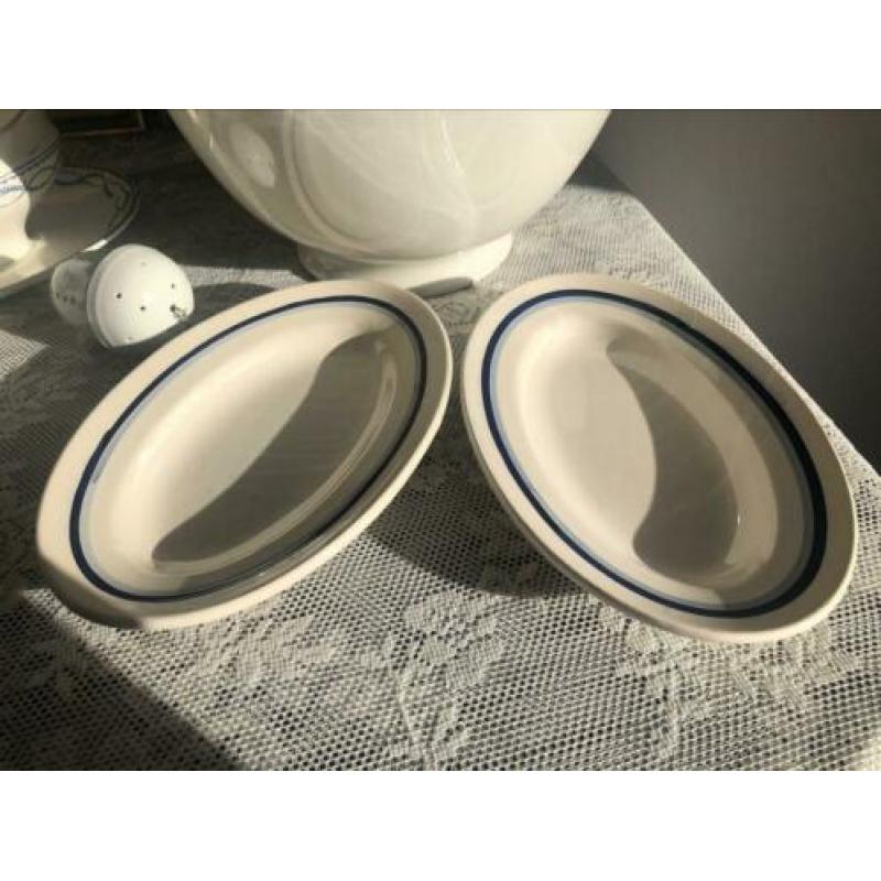 Franse zuurschaaltjes met blauw decor