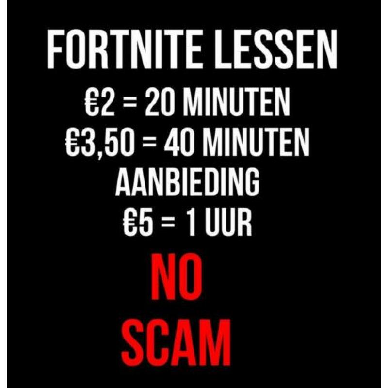 Fortnite lessen (Nederlands) (ps4)