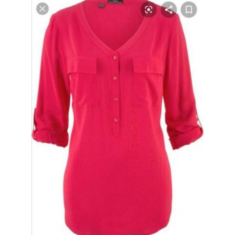 Blouse / tuniekje granaatappel maat 52