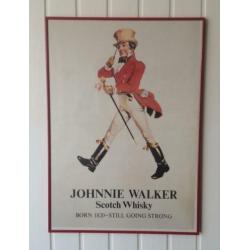 JOHNNY WALKER * SCOTCH WHISKEY * in MOOIE RODE LIJST