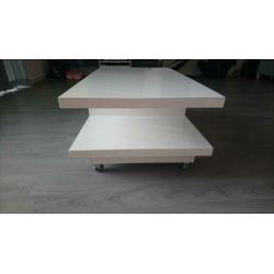 hoogglans witte salontafel