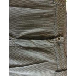 VANILIA ELEMENTS grijze broek met streepje maat 36