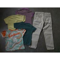Pakket meisjes kleding 110-116