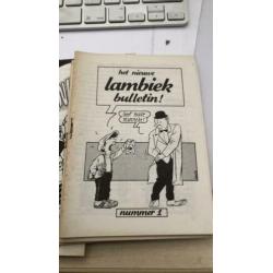 15 nrs Lambiek Bulletin, 1977/1978, Kuifje