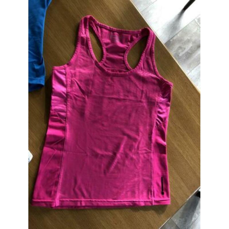 Nike dames sportkleding fitness (legging, bh, shirt)