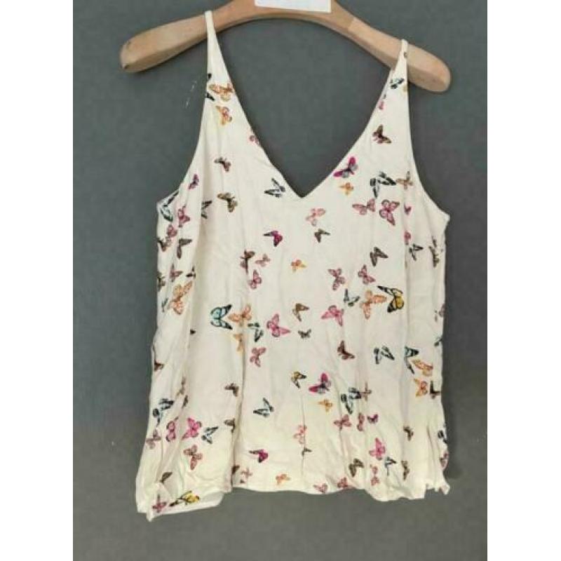 Only mouwloze vlinder top maat 36
