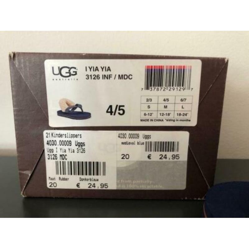 Uggs slippers maat 20 NIEUW