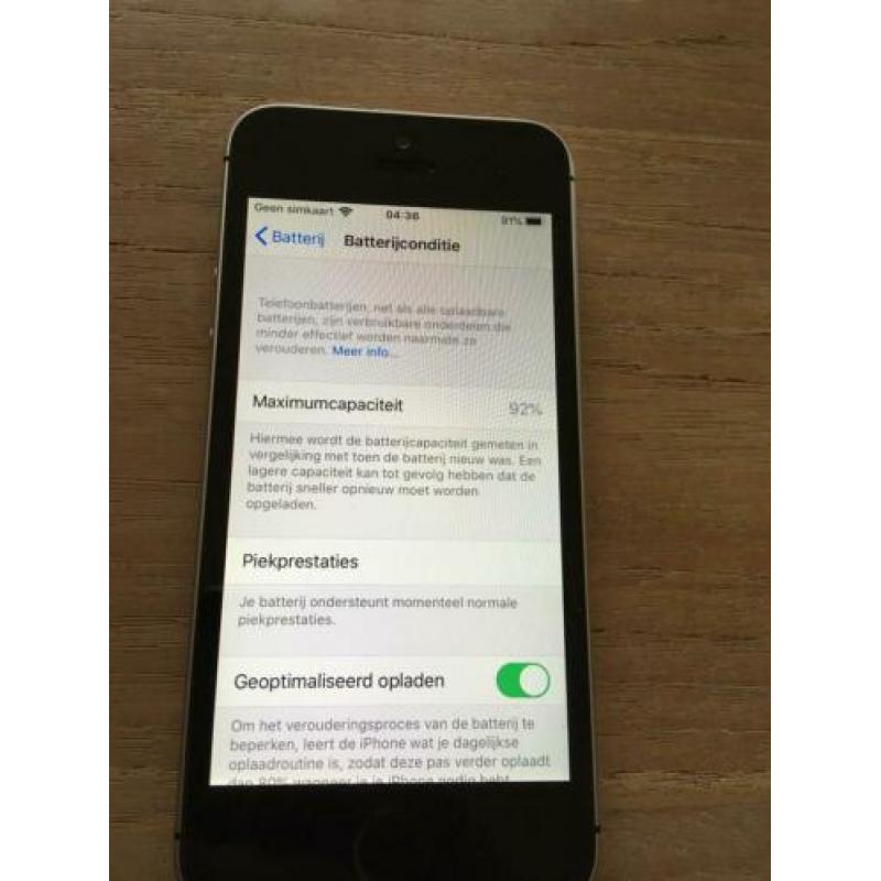 iPhone SE 128gb accu 92% Nieuwstaat!!
