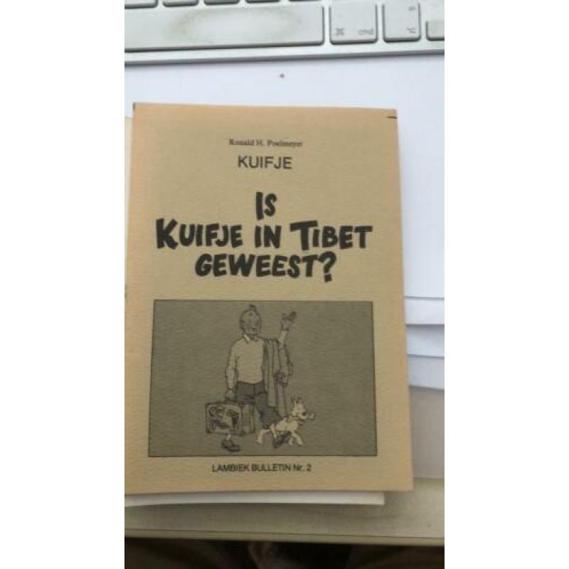 15 nrs Lambiek Bulletin, 1977/1978, Kuifje