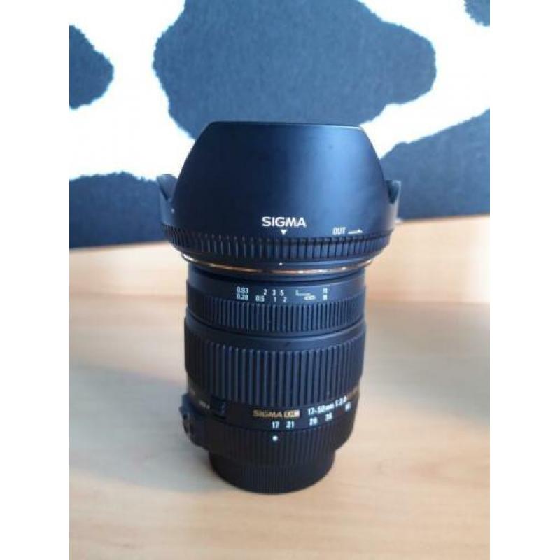 Sigma 17-50mm F.2.8 EX DC OS voor Nikon