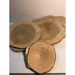 Houten schijven diverse maten N1215