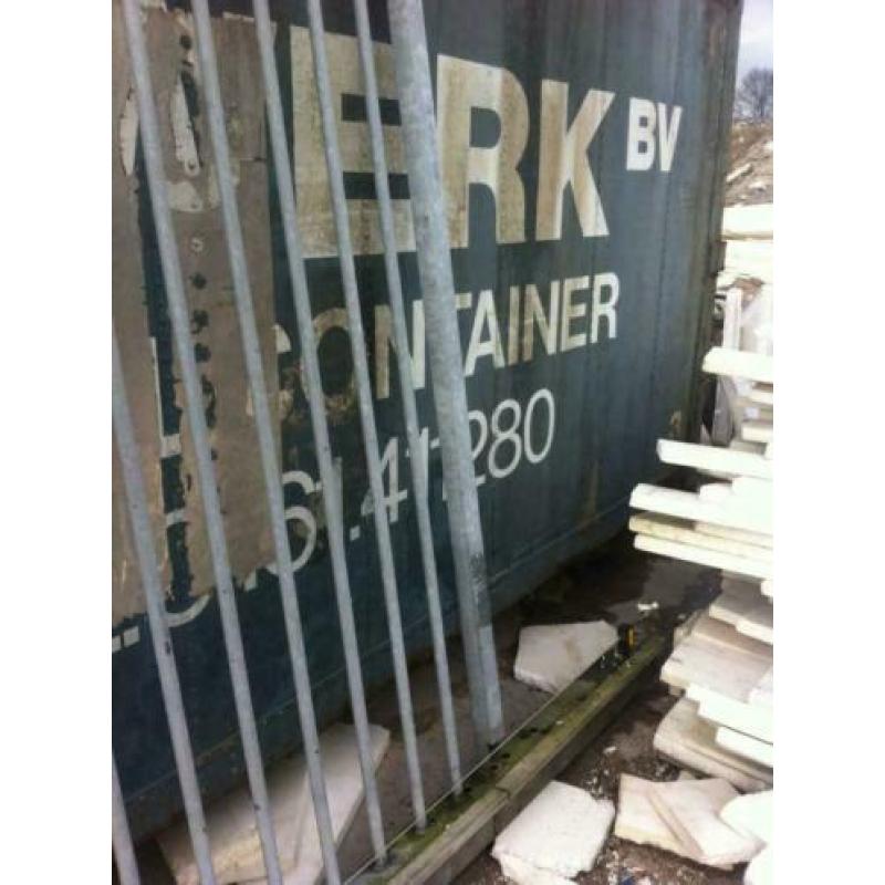 Grote verzinkte rol poort 502 lang x 245 hoog