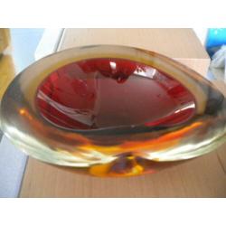 Murano bowl presse-papier vintage glaskunstwerk