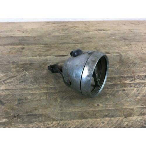 Oude koplamp oldtimer motor brommer fiets bromfiets