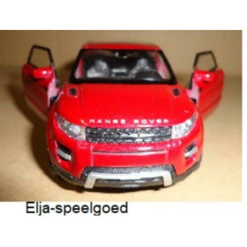 NIEUW 1:32 Range Rover Evaque modelauto in de Kleur Rood