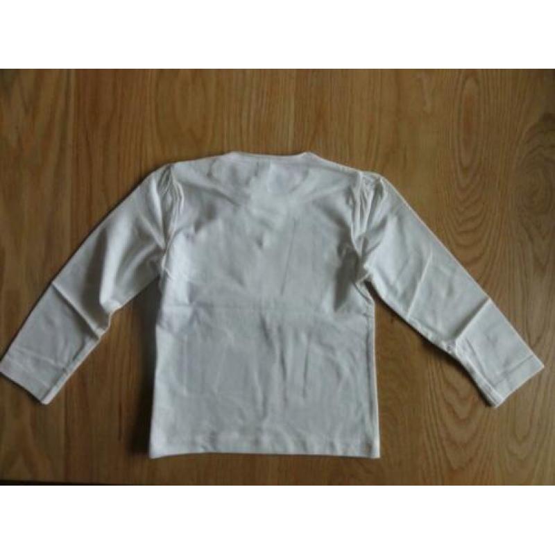 Nieuw Longsleeve creme of white baby face mt 80