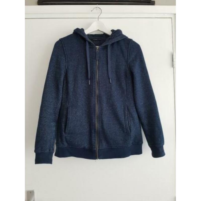 Lekkere gevoerde hoody met teddy stof in blauw van esmara