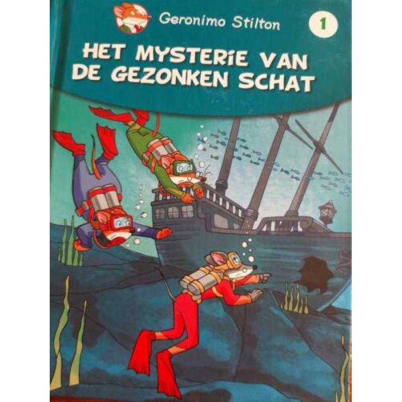 Geronimo Stilton ,4 deeltjes deel1 ,3, 5, 7