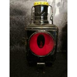 Seinlampen, spoorweglampen, Deutsche Bahn, gietijzer, petrol