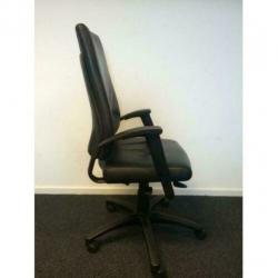 Bureaustoel BMA Axia hoge rug, leder! Manager /directiestoel