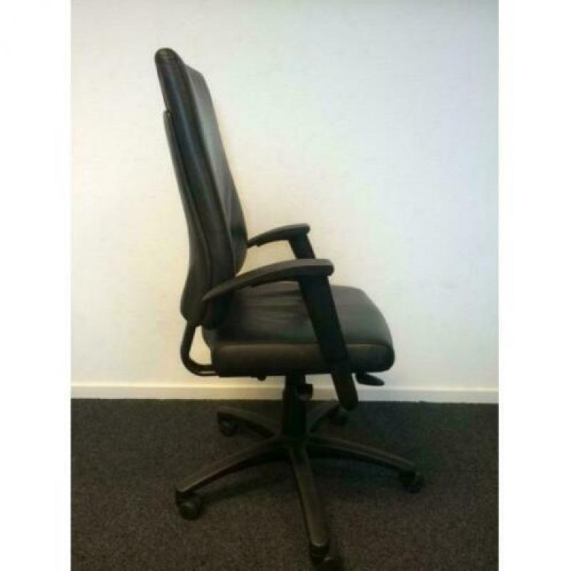 Bureaustoel BMA Axia hoge rug, leder! Manager /directiestoel