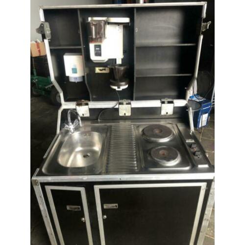 Noodkeuken kitcase kitchenette gebruikt te koop
