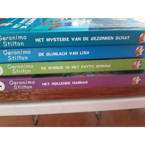 Geronimo Stilton ,4 deeltjes deel1 ,3, 5, 7