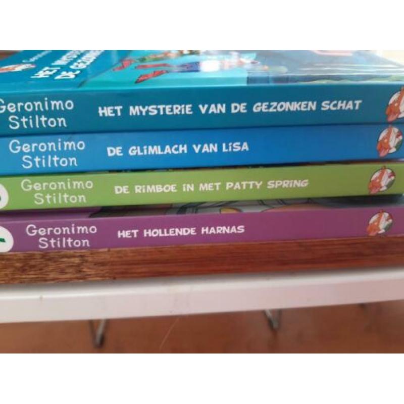 Geronimo Stilton ,4 deeltjes deel1 ,3, 5, 7