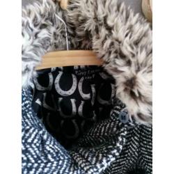 King Louie/ Petit Louie winterjas zwart wit