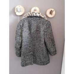 King Louie/ Petit Louie winterjas zwart wit