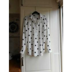 Nieuwe mooie blouse met sterren van Miss Etam mt M