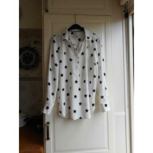 Nieuwe mooie blouse met sterren van Miss Etam mt M