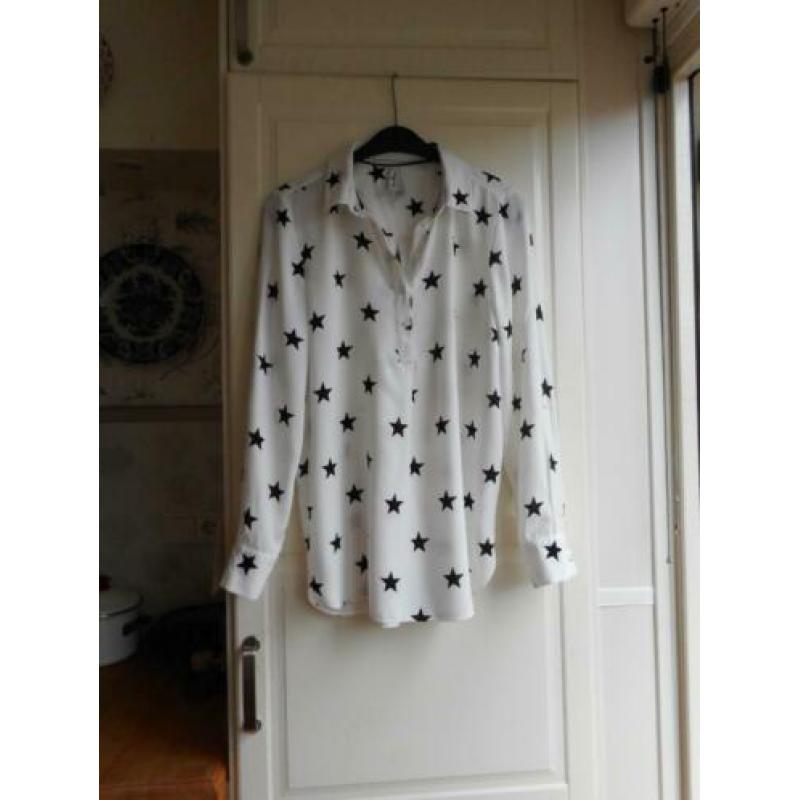 Nieuwe mooie blouse met sterren van Miss Etam mt M