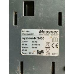 Messner system N-3400 vijver pomp filter