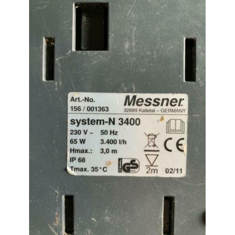 Messner system N-3400 vijver pomp filter