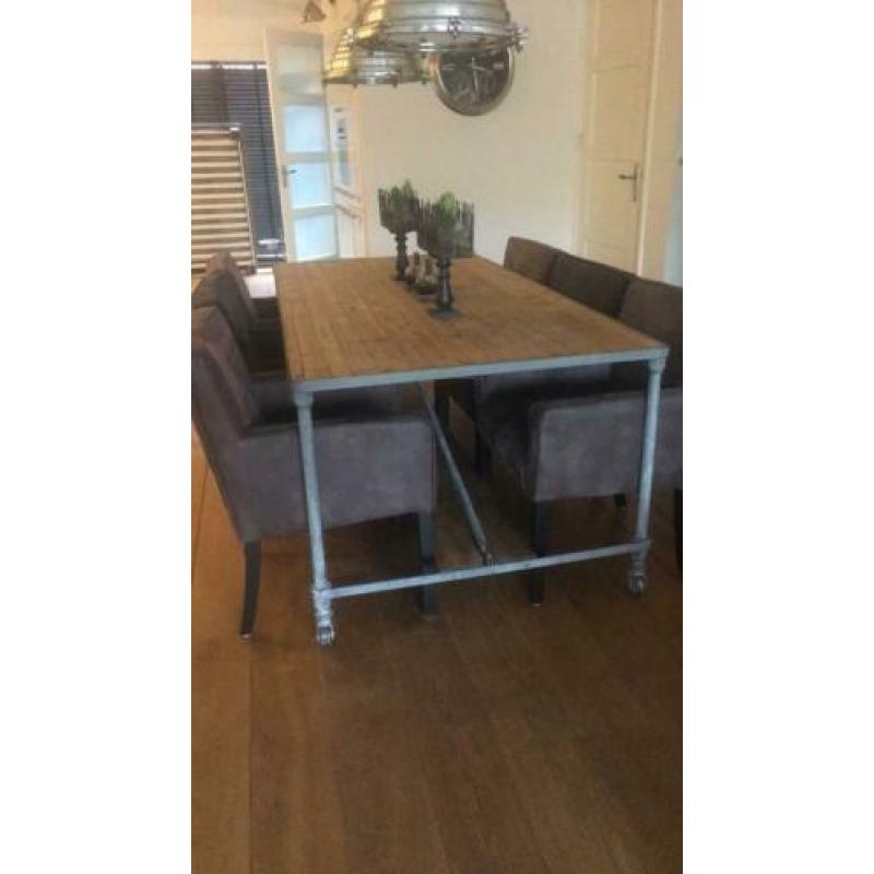 Rivièra maison tafel landelijk Hofz style industrieel somber