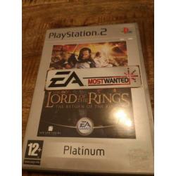 Lord of the rings return of the king Playstation 2 Ps2