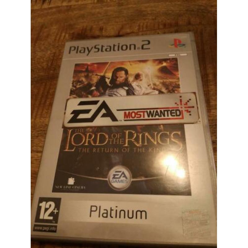 Lord of the rings return of the king Playstation 2 Ps2